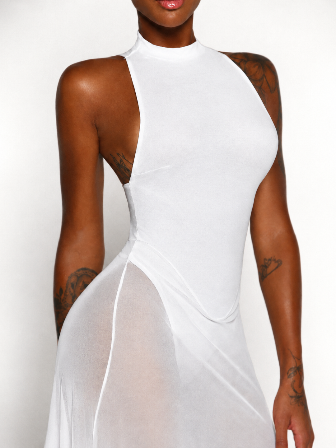 white | close
