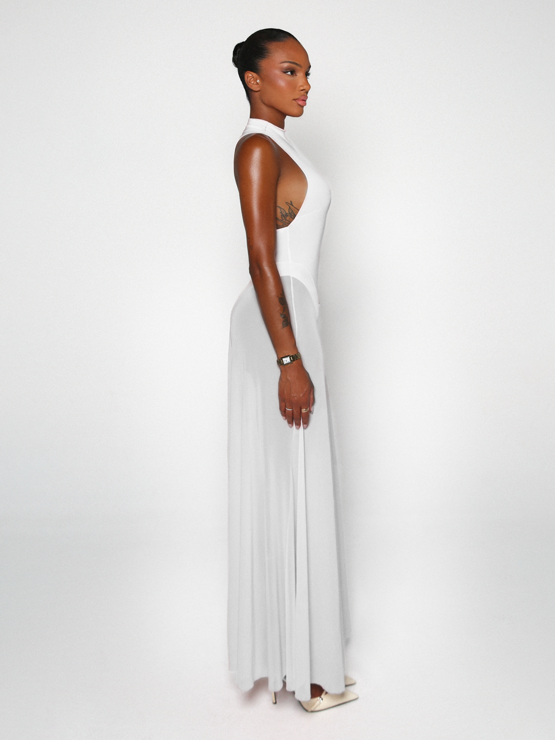 white | sideway