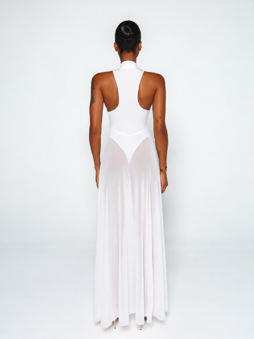 white | back